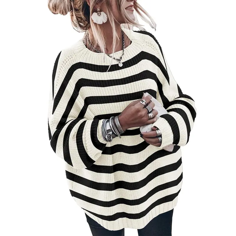 SAUKOLE Women's Oversized Solid Mock Neck Longsleeves Knit Sweater - Soft Cozy Drop Shoulder Batwing Sleeve, Slouchy Ribbed Cuff, Contrast Binding, Oversized Drape, Easy Layer, Chic Casual Plus Size, Pairs w/ Shorts/Jeans, Do Not Bleach