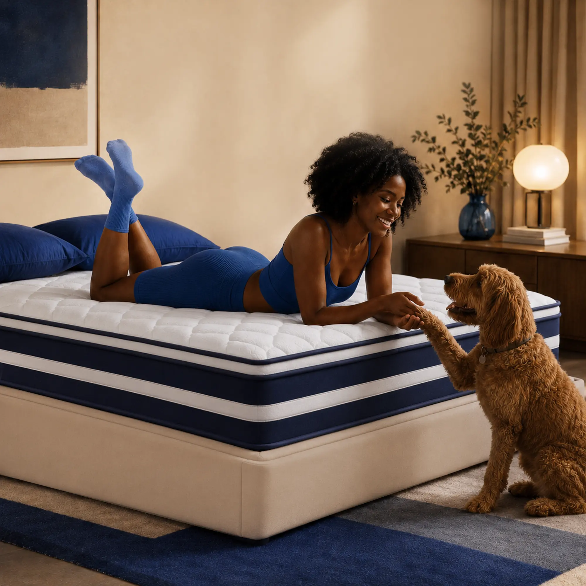 Medium Firm Hybrid Memory Foam Mattress - 8/10/12/14 in Twin, Full, Queen, King Sizes, Lumbar Support, Ergonomic Design, for Home Rooms, Hotels, Boxed Furniture Gift, Memory Foam Mattresses, Queen Size Mattress