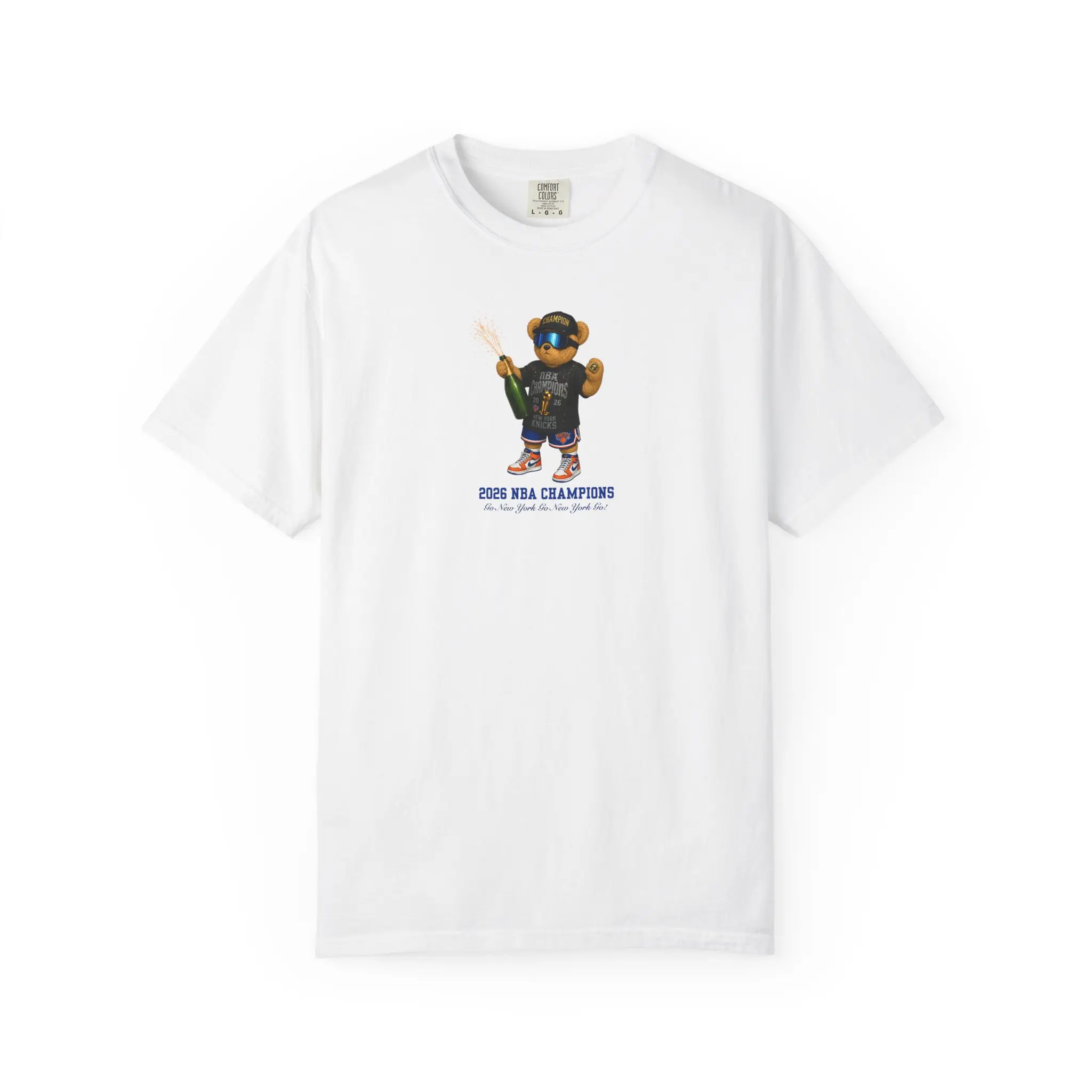 NYC 2026 CHAMPIONS CHAMPAGNE TEDDY TSHIRT