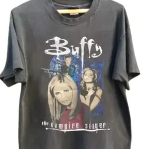 Buffy The Vampire Slayer 90's Graphic Unisex TShirt, Y2K Pop Culture, Vintage Band Tee