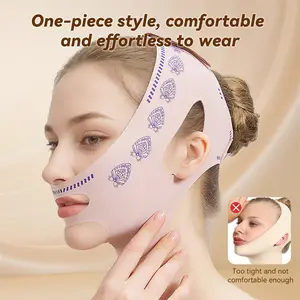 JUSRON Face Lifting Strap, V-Line Face Lifting Tape for Men and Women, Double Chin Reducer Tape Soft High-Elastic Fit Bandage – Perfect Gift!