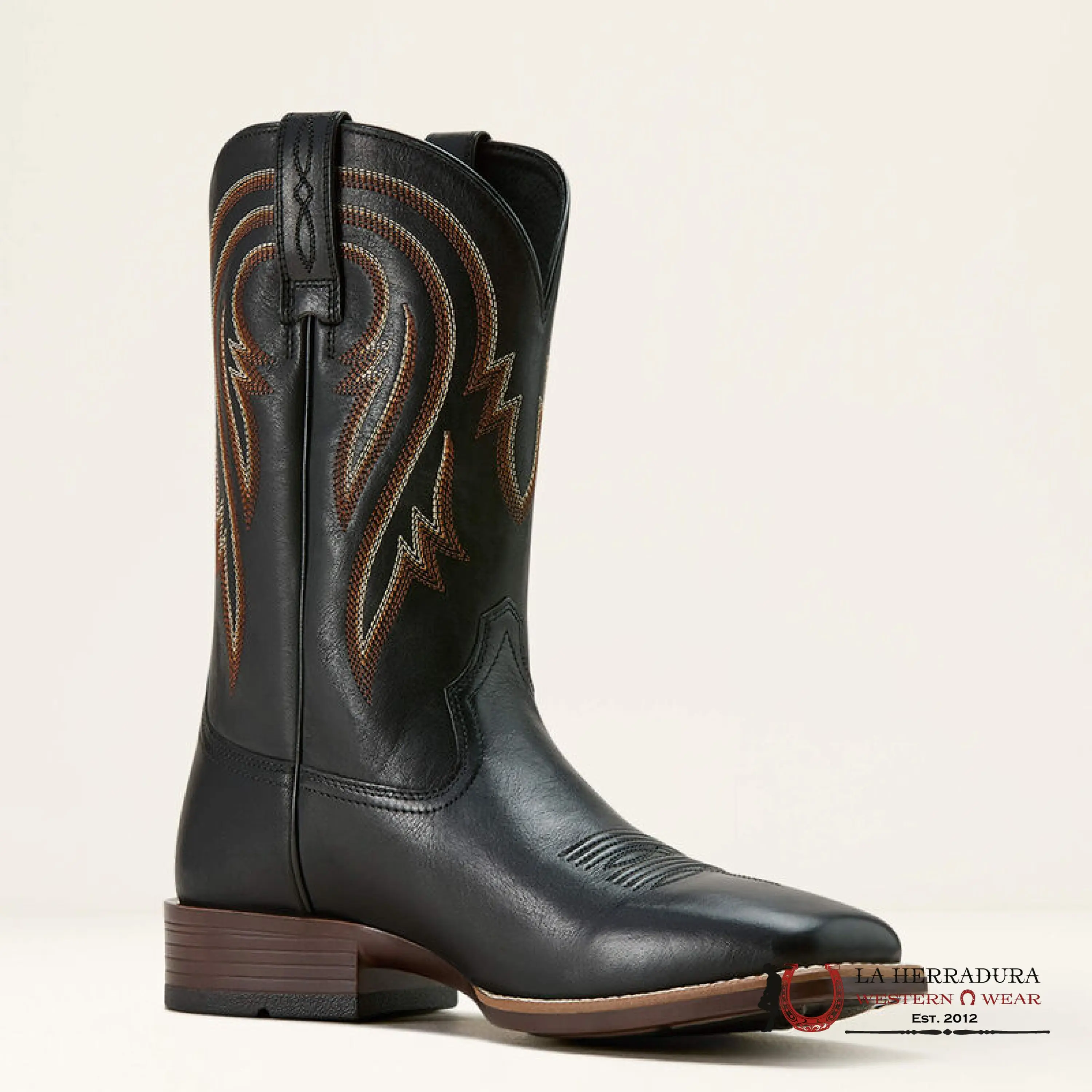 ARIAT MENS PLANO SUPPLE BLACK  BOOTS 10061195