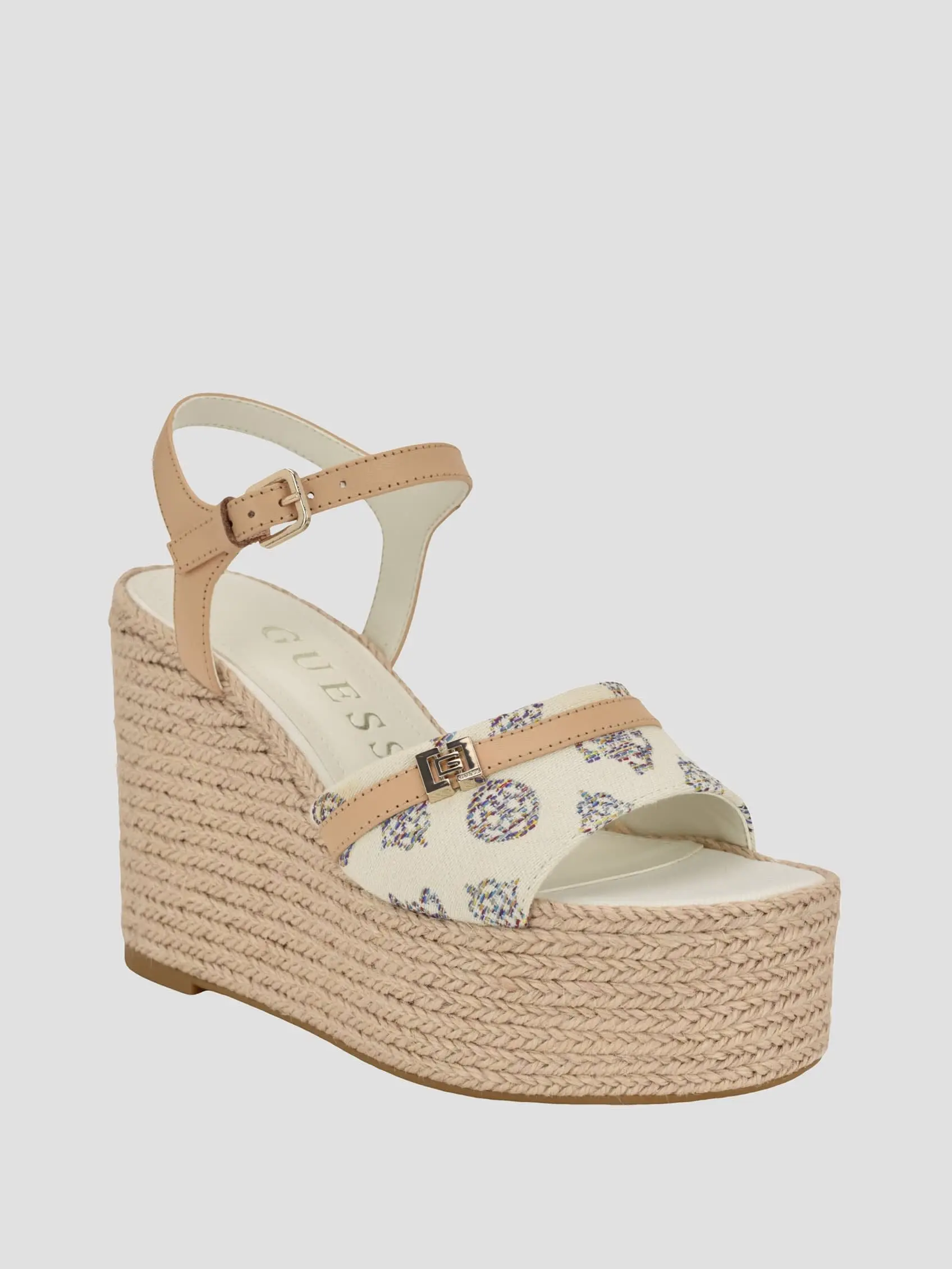 GUESS Female Taani Peony Wedge Heels
