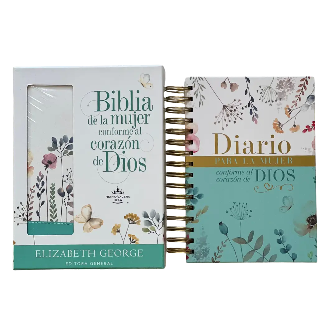 Elizabeth George's Bible for Women: Spanish Edition with Journal, Devotionals, RVR 1960, Biography, Book Introductions & More