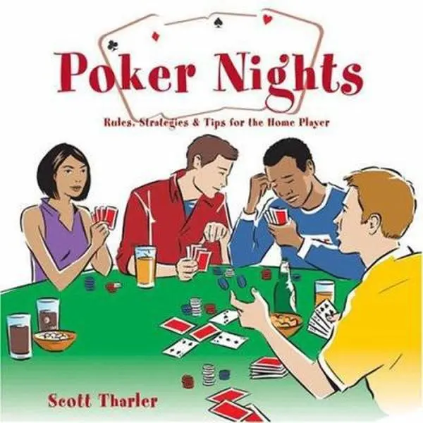 Used Like New Very Good Poker Nights: Cards Game Rules, Strategies & Tips for Home Players by Scott Tharler (Paperback, 50 Illustrations, English)