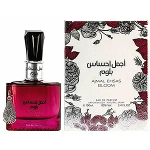 Ard-Al Zaafaran Ajmal Ehsas Bloom Eau de Parfum Spray for Women, 3.4 Ounce