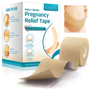 Pregnancy Tape, 1 Count Waterproof Elastic Tape, Abdominal Support Belt, Maternity Support Belt, Elastic Tape for Pregnant Women, Healthcare