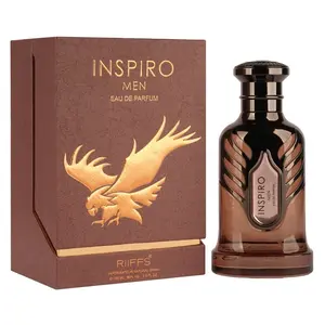 Riiffs Inspiro Men 3.4 oz (100 ML) Eau de Parfum Spray - Citrus & Spice Scent with Woody & Floral Notes