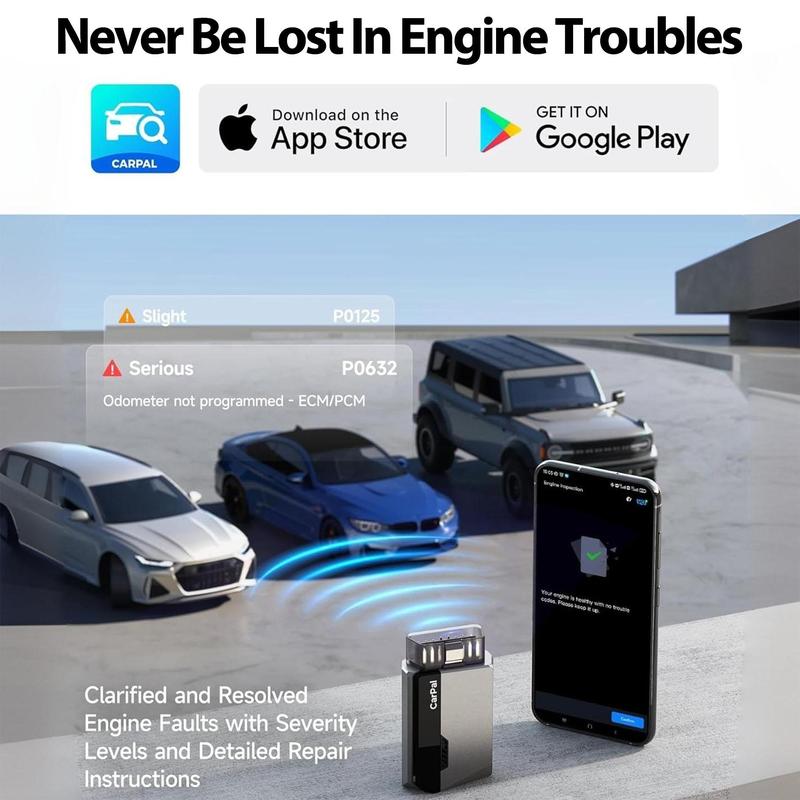 TOPDON CarPal OBD2 Scanner, Bluetooth-compatible Car Diagnostic Scanner