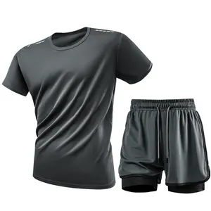2026 Summer New Sports Tight-Fitting Set, Comfortable High-Elasticity Yoga Set, New Summer Lightweight Quick-Dry Pants, Two-in-One Sports Pants, Breathable Fitness Short Set for Older Children Running Training