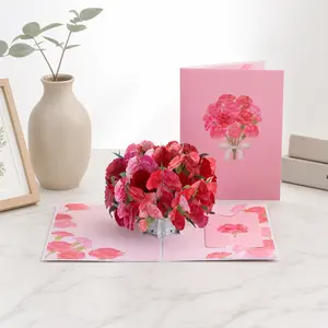 3D Flower Pop-Up Card – Beautiful Bouquet Greeting Card