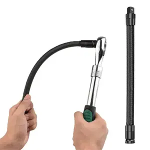 1/2" Drive Electric Wrench Extension Flexible Shaft, Universal Socket Adapter for Repair