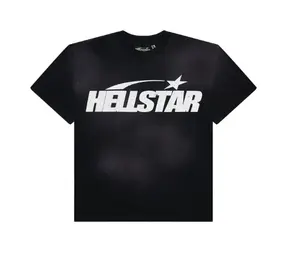 (100% Authentic with NFC TAG）Hellstar Classic Tee Black/White