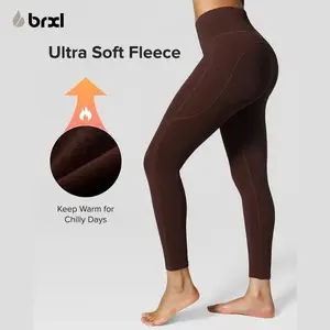 BRXL【Discount for live】Women's Thermal Leggings Winter Pants Pet Hair Resistant and Waterproof Featuring 3 Deep Pockets Warm Lined Suitable for Daily Wea, Outdoor Walks Winter Commuting -brxl-3