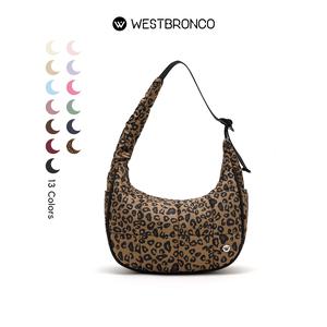 WESTBRONCO Crescent Shoulder Bag 2025 viral Christmas gift idea Small Puffy fashion stylish  with 2 side pockets adjustable strap for Women Waterproof Lightweight Travel Gym dating Purse for winter trendy Gift for her tiktokshopholidayhaul