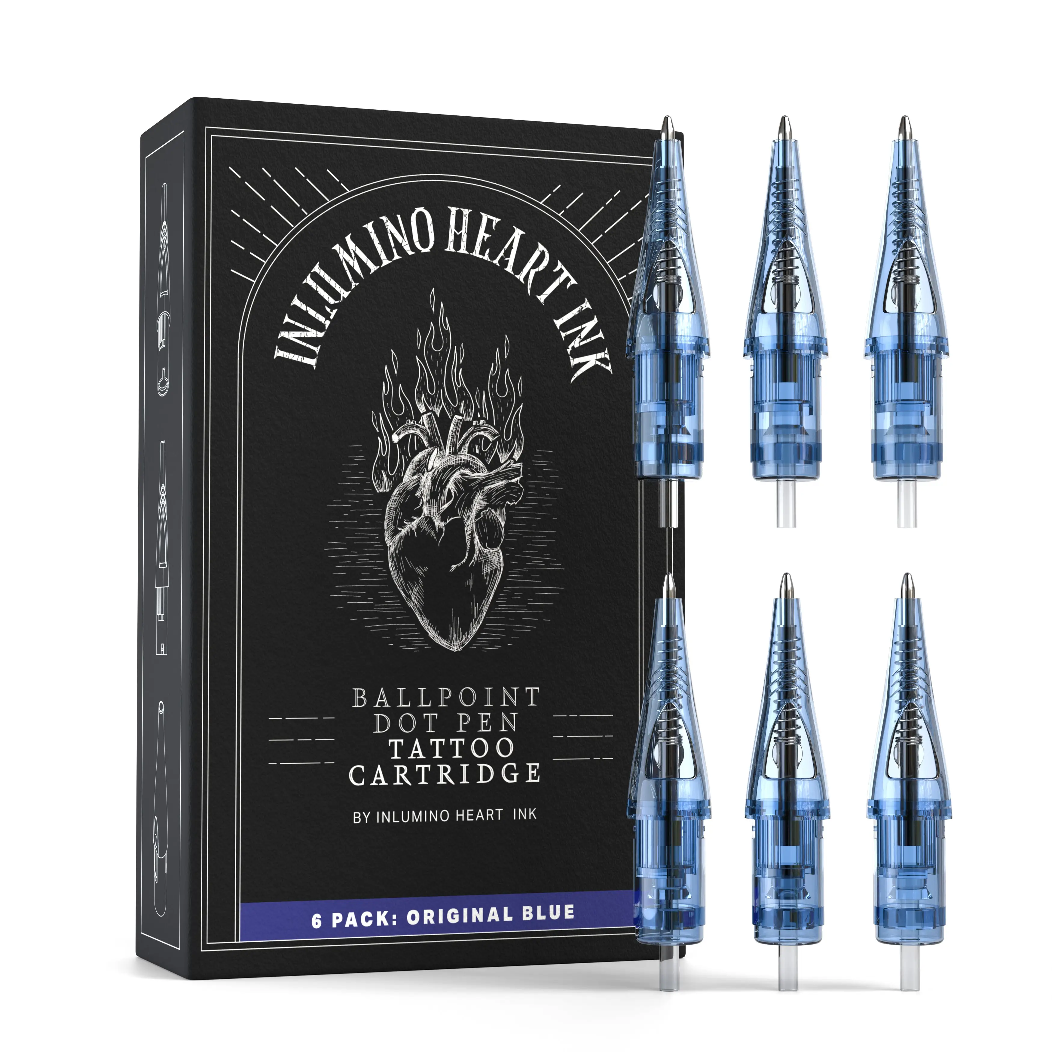 6 Ballpoint Pen Cartridges