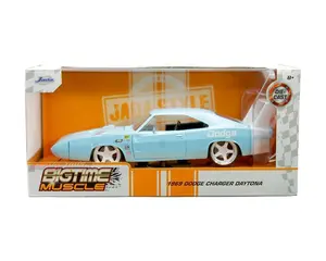 Jada 1:24 1969 Dodge Charger Daytona – Light Blue – Bigtime Muscle