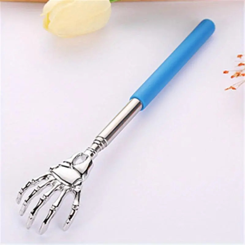 Stainless Steel Back Scratching Tool, 1pc Retractable Back Massager, Multifunctional Back Massage Tool, Handheld Massage Tool for Home & Travel, Back Scratcher