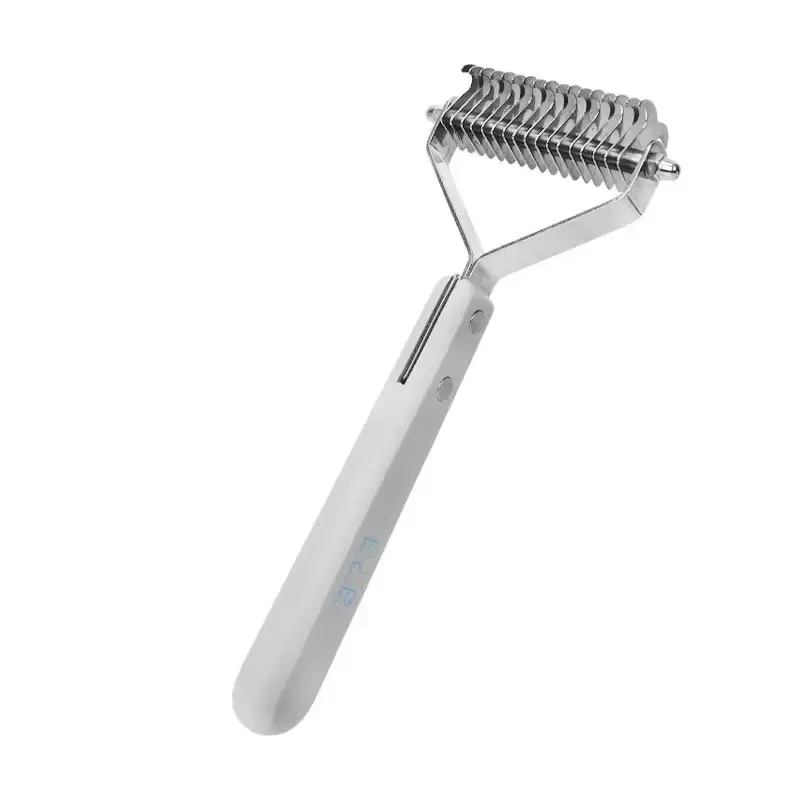 Pet Detangling Comb Grooming Tools - Double-Sided Blades, Dual-Density Combing for Efficient Dog & Cat Grooming