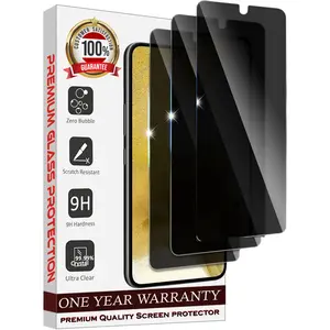 Entronix Case Privacy Screen Protector for Galaxy Note 20 Ultra - Durable Tempered Film Protection, Supports Fingerprint ID, Pack of 3 - Cellphone
