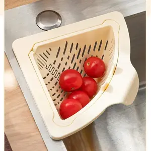 Upgrade Magnetic Kitchen Sink Strainer One-Click Food Debris Filter Basket Durable Standing Drain Residue Collector Household Kitchen Gadget-MM1
