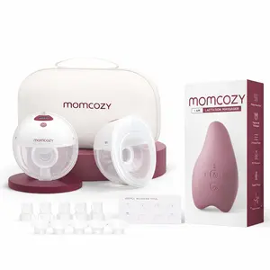 Momcozy Breast Pump Hands Free M5 & Momcozy Warming Lactation Massager 2-in-1