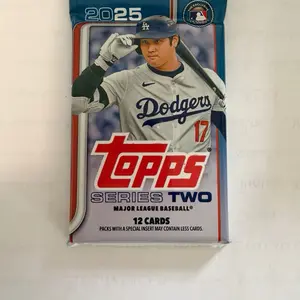 Topps 2025 Series Two Major League Baseball 12 Cards Dodgers Player Edition Collectible Trading Cards
