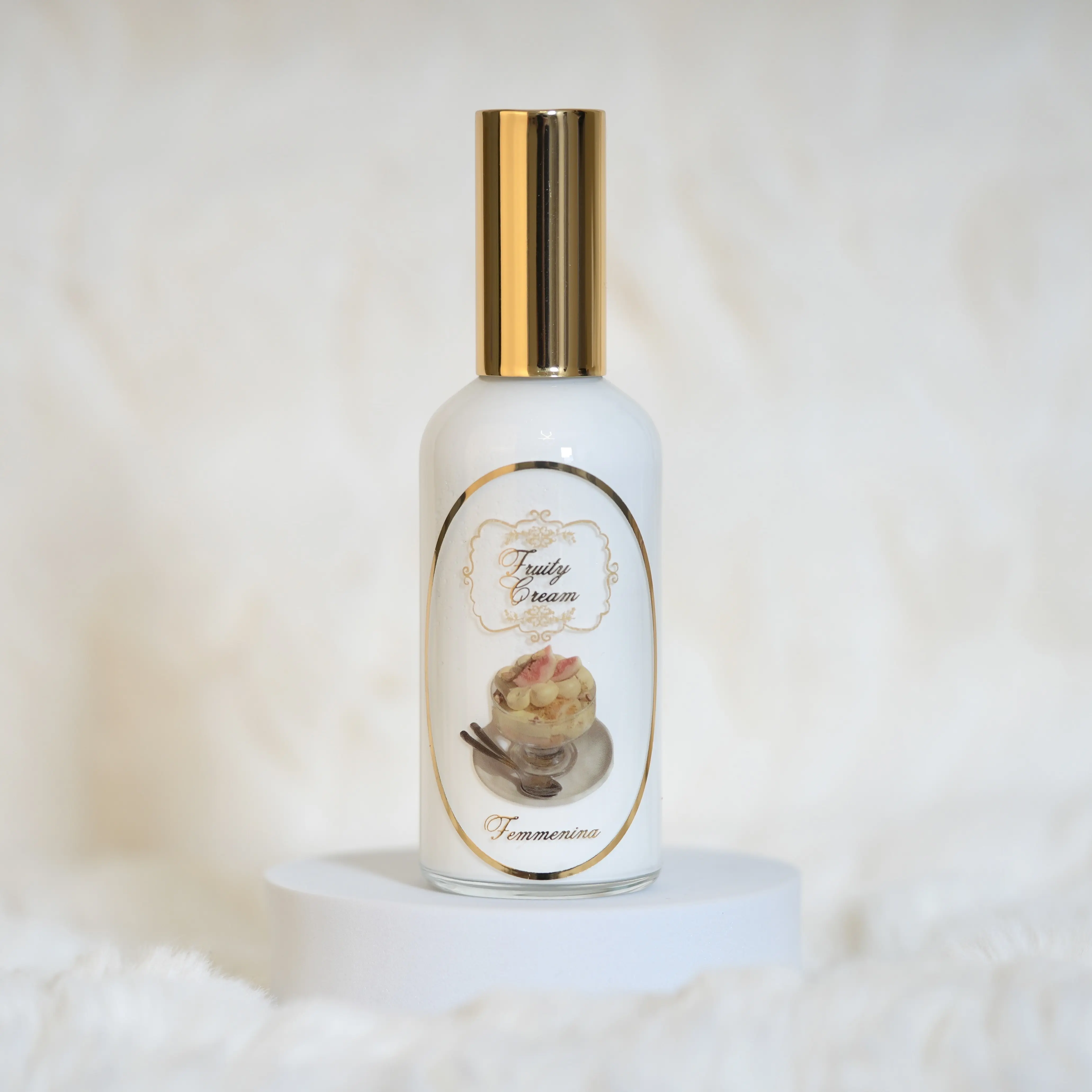 Fruity Cream Hair Mist, Concentrated formula, A Delicate Mist of Lasting Elegance for Your Hair, Lightweight Vegan