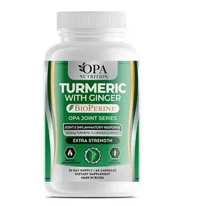 OPA Joint Turmeric with Ginger Support Formula – Curcuminoids & BioPerine · 60ct