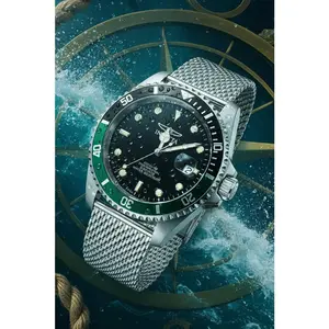 Invicta Grand Diver Bastion | 2-Tone Green & Black Bezel (48887) NH35A Automatic