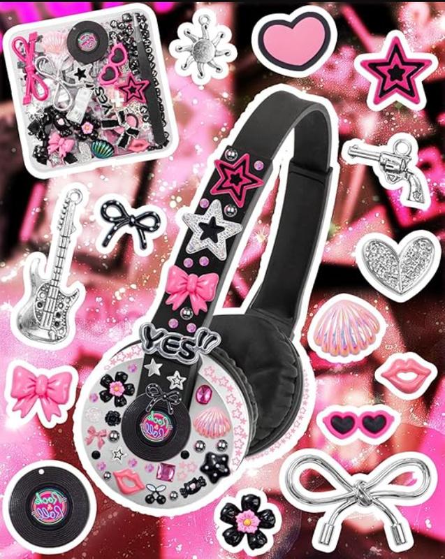 Junk case charms,junk case Kit for Customizing Diy Cases,With Cute Bow,Flatback Pearls,Letter Beads, Aesthetic Big Decor for Personalization