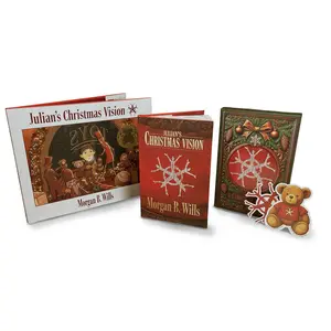 Julian's Christmas Vision Library Bundle - 3-Item Set with Author-Signed Edition, Children's Book, Novel, and Advent Calendar Reader