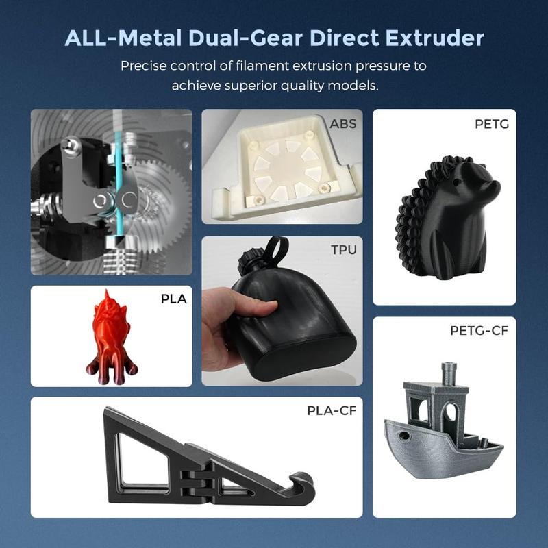 Flashforge AD5M 3D Printer, 600mm/s High Speed Printing & Screen, 1 Count, 8.7 x 8.7 x 8.7''