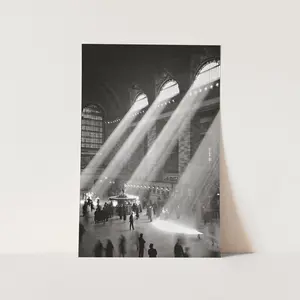 Trendy Poster-Grand Central Station New York City NYC 1930s Black White Wall Art Poster Print Decor Room Colorful Gifts Artistic Decoration