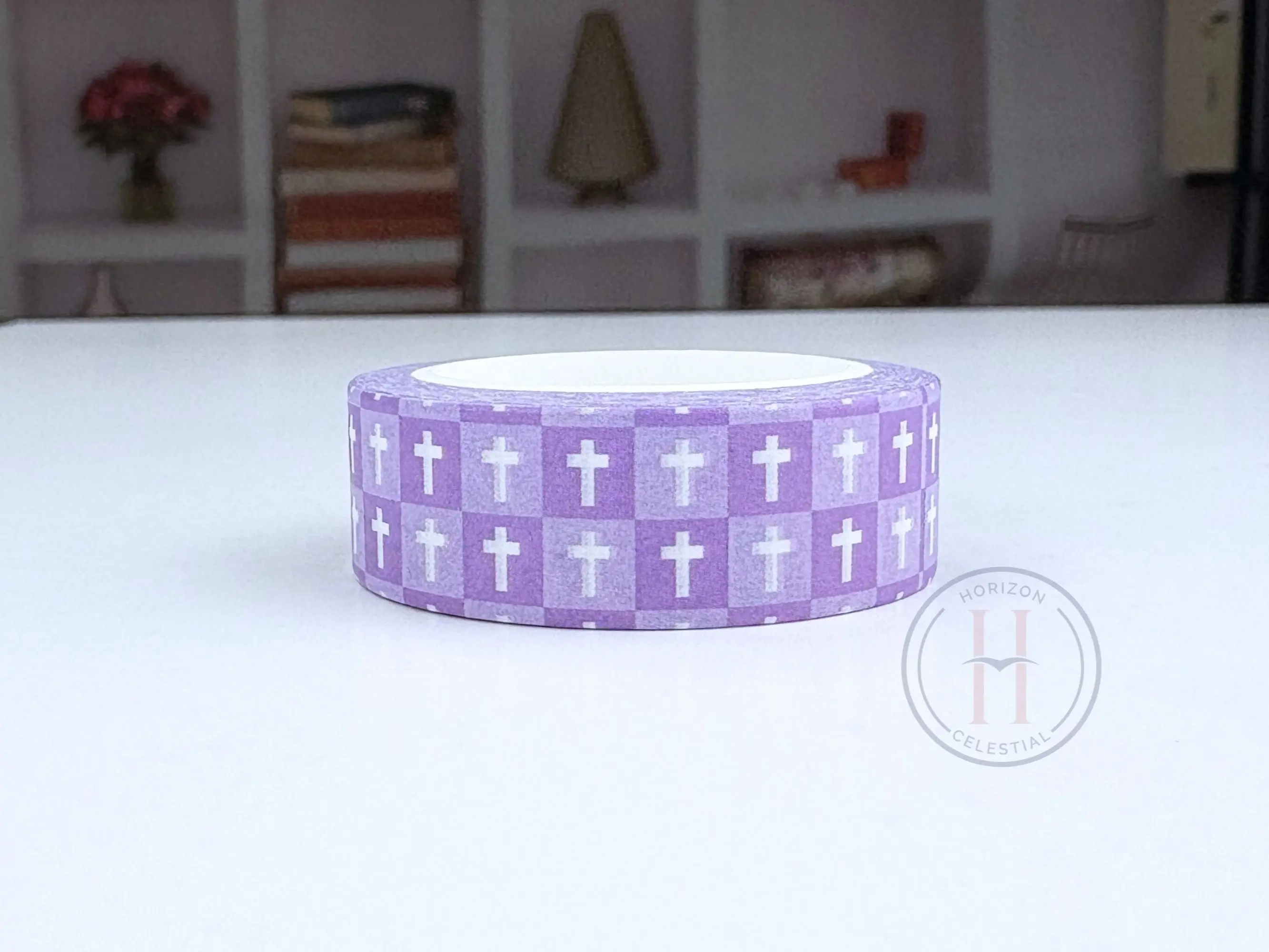Checkered Faith Washi Tape: Christian Planner Scrapbook Tape (15mmx10m)