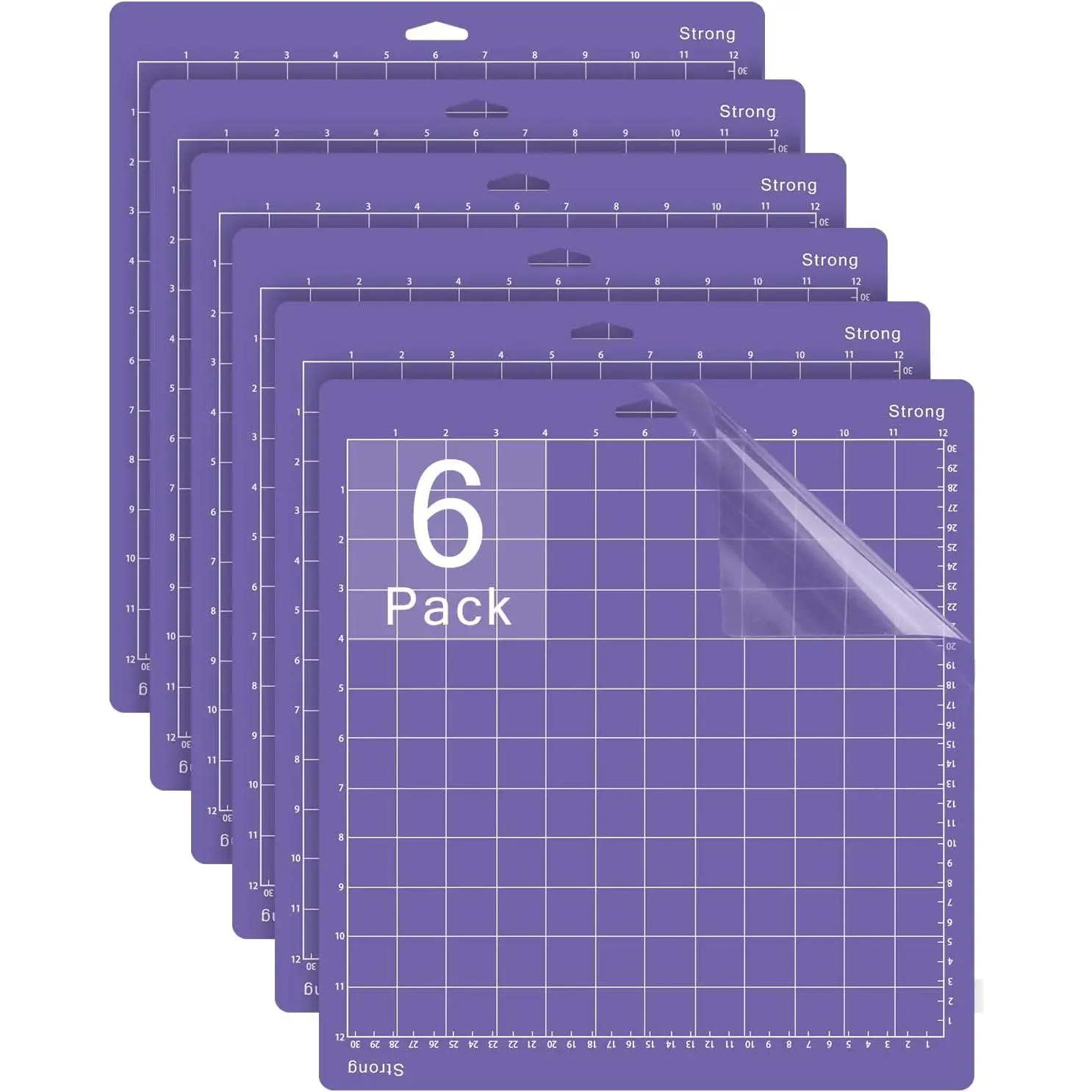 Mat, Compatible with Cricut Explore Air 2/Maker 6 Pack  12x12  Adhesive Sticky Non-Slip Cut Mats for Silhouette Cameo 4/3/2/1  Accessories for Crafts