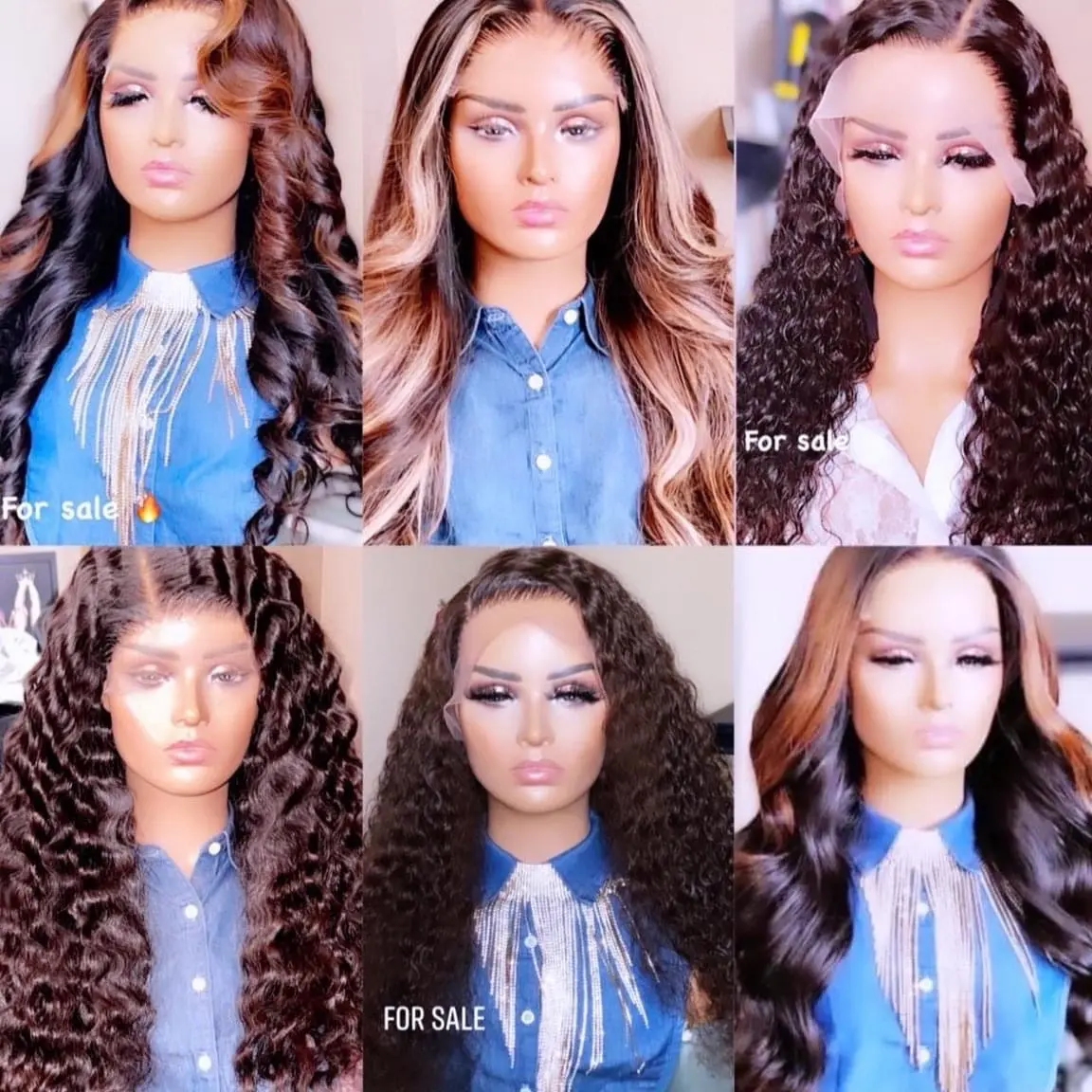 Glueless custom wigs