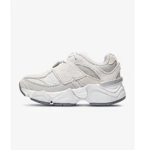 NEW BALANCE 9060 Grey Silver Toddler Walking Sneakers, Trendy Sports Footwear for Little Kids Boys and Girls