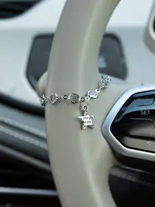 Stars Car Accessories Steering Wheel Chain, Polished Finish, All Seasons Use, Ca Prop 65 Compliant, No Harmful Chemicals, Car Interior Accessory