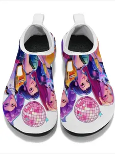 Fashion K-Pop hunt Girl Group CastleFantasy Girl Children Outdoor Flat Shoes Water Shoes Barefoot Quick-Dry Aqua Yoga Socks Boys Girls Soft Diving Wading Shoes Beach Swimming Shoes Soft Soled Shoes