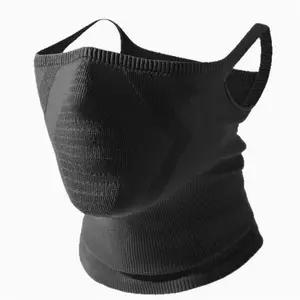 Unisex Fashion Neck Gaiter, Breathable Geometric Half Face Mask, Ear-Loop Design, Suitable for Outdoor Cycling Hiking Running Skiing Cosplay