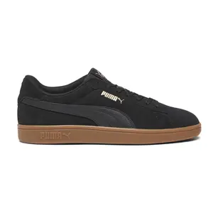 PUMA Mens Smash 3.0 Lace Up Sneakers Shoes Casual - Black