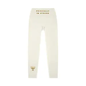 SPIRITUALLY STONGER High-Waisted Yoga Leggings