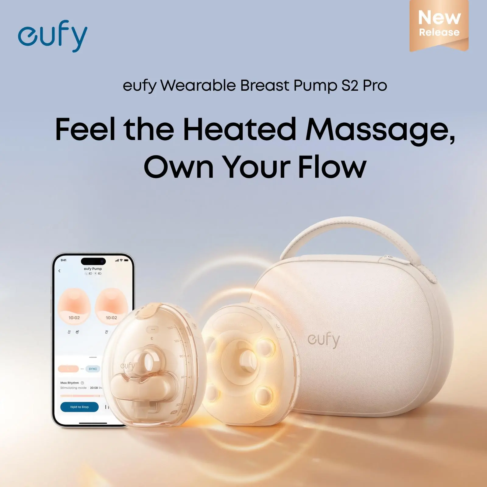 eufy S2&S2 Pro Heated Wearable Breast Pump