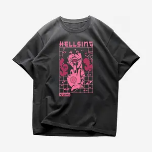 Hellsing T-shirt, A134, Fun Graphic Tee, Casual Outfit, Unisex Top, Cool Gift Idea, Comfortable Fit, Anime Design, Hellsing Shirt