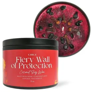 Highly scented candle Fiery Wall of Protection | 8 oz