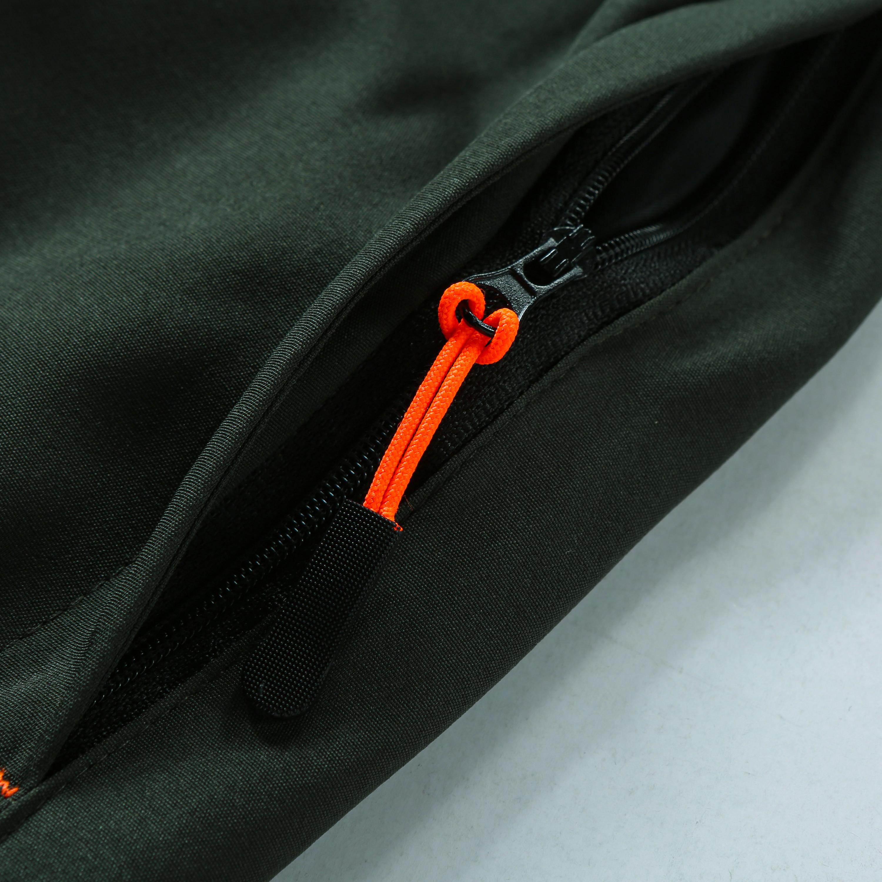 6-piece set, men's zipper pocket shorts, summer ice silk beach shorts, ice-sense quick-dry sports casual pants, basketball shorts thin, plus-size men's clothing reflective strip design,  Menswear，Plain Trouser，suitable for running and fitness. Beige