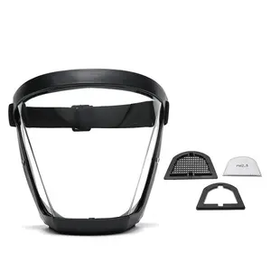 Adjustable HD Full Coverage Face Shield, Single Piece Anti Fog Protective Visor, HD Transparent Barrier for Isolating Droplet Dust and Oil Fume, Reliable Full Face Protection Gear for Daily Use, Good Choice for 618 Shopping Season