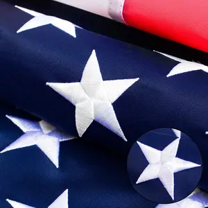 Mother's Day American flag 3x5 FT for Outside, Heavy Duty Polyester USA Flag Outdoor with Embroidered Stars, Sewn Stripes, US Flag with Brass Grommets for Indoor, Outdoor, All Weather