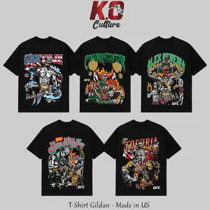 [Collection] Champion UFC Vintage Graphic Tee | Conor McGregor Alex Pereira Sean O'Malley T Shirt | Justin Gaethje MMA Streetwear | Oversized Heavyweight T-Shirt Men & Women | Retro 90s Fighter Collection Merch Gift | Gifts For MMA Fans